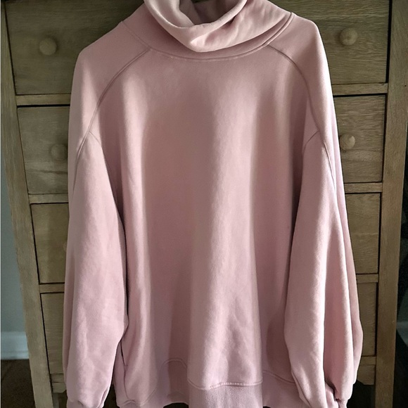 LIT activewear oversized pink sweatshirt Sz large - Picture 3 of 5